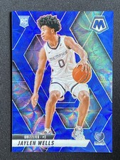 Jaylen Wells 2024-25 Panini Mosaic Choice Blue RC /35 #240