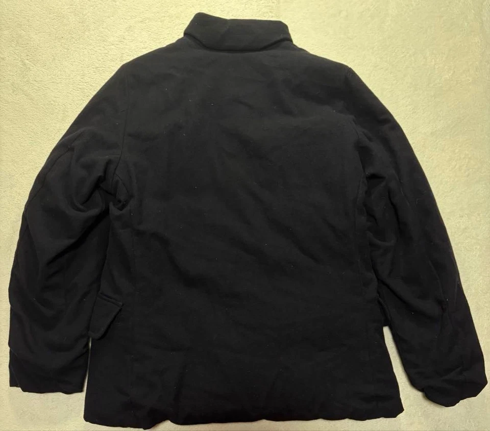 Chaqueta de plumón de lana 45Rpm negra azul marino talla 1 S Foto 3 de 4