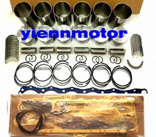 6.280HE Overhaul Rebuild Kit For Nanni Marine Engine Parts Bearing Gasket Piston
