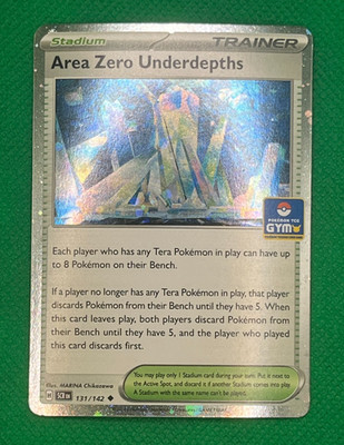 Pokémon TCG Area Zero Underdepths Gym Series Promo Cosmo Holo 131/142  