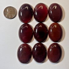 ONE GENUINE OVAL 30X22 MM CARNELIAN CABOCHONS CHECK IT OUT CLOSE OUT BARGAIN