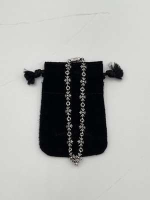 100% Authentic Chrome Hearts Tiny E Bracelet ( 14 Links )
