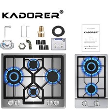 KADORER Built-in Gas Cooktop Propane Stove Top 2/4/5 Burner 12 24" 30" 36 NG/LPG