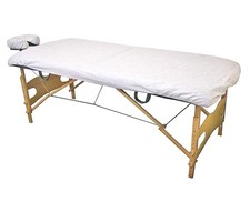 LIFESOFT 105PCS Disposable Massage Table Fitted Sheets Heavy Duty Elastic Bed Co