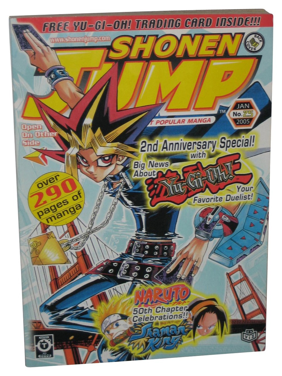 Shonen Jump January 2005 Anime Manga Magazine Book #25 - (Yu-Gi-Oh