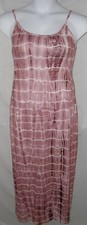SHEIN CURVE Mauve Tie Dye Sz 2XL Adjustable Straps Stretchy Bodycon Sundress