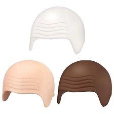 1Pc Adults Halloween Bald Cap Latex Head Wig Hat Fake Scalp Pretend Monk Cosplay
