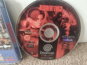 Resident Evil 2 Dreamcast Game 2-Disc Boxed Complete Set, Sega Capcom PAL