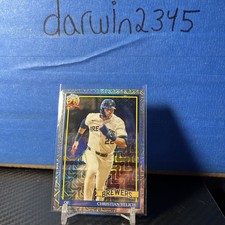 2026 Topps Series 1 Silver Mojo Refractor #91C-100 Christian Yelich Brewers Card