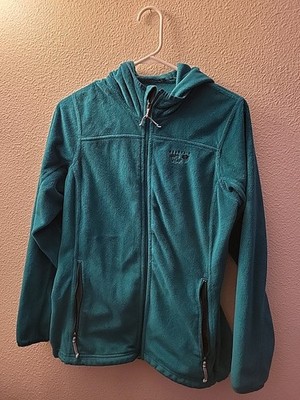 Mountain HardWear Turquiose Full Zip Fleece Performance Jacket Zip Pockets M