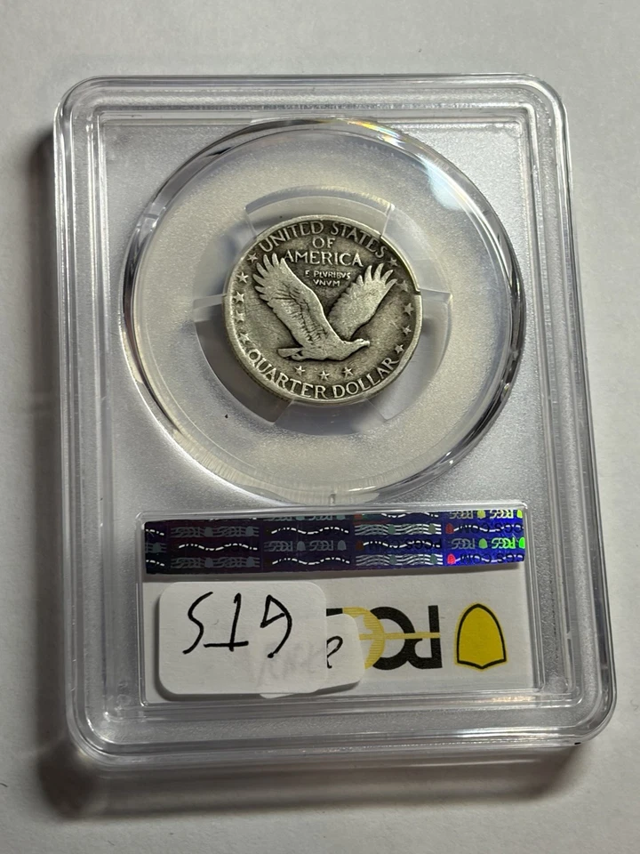 1921-P Standing Liberty Quarter PCGS G06 Nice Original Key Date - Image 2 of 4