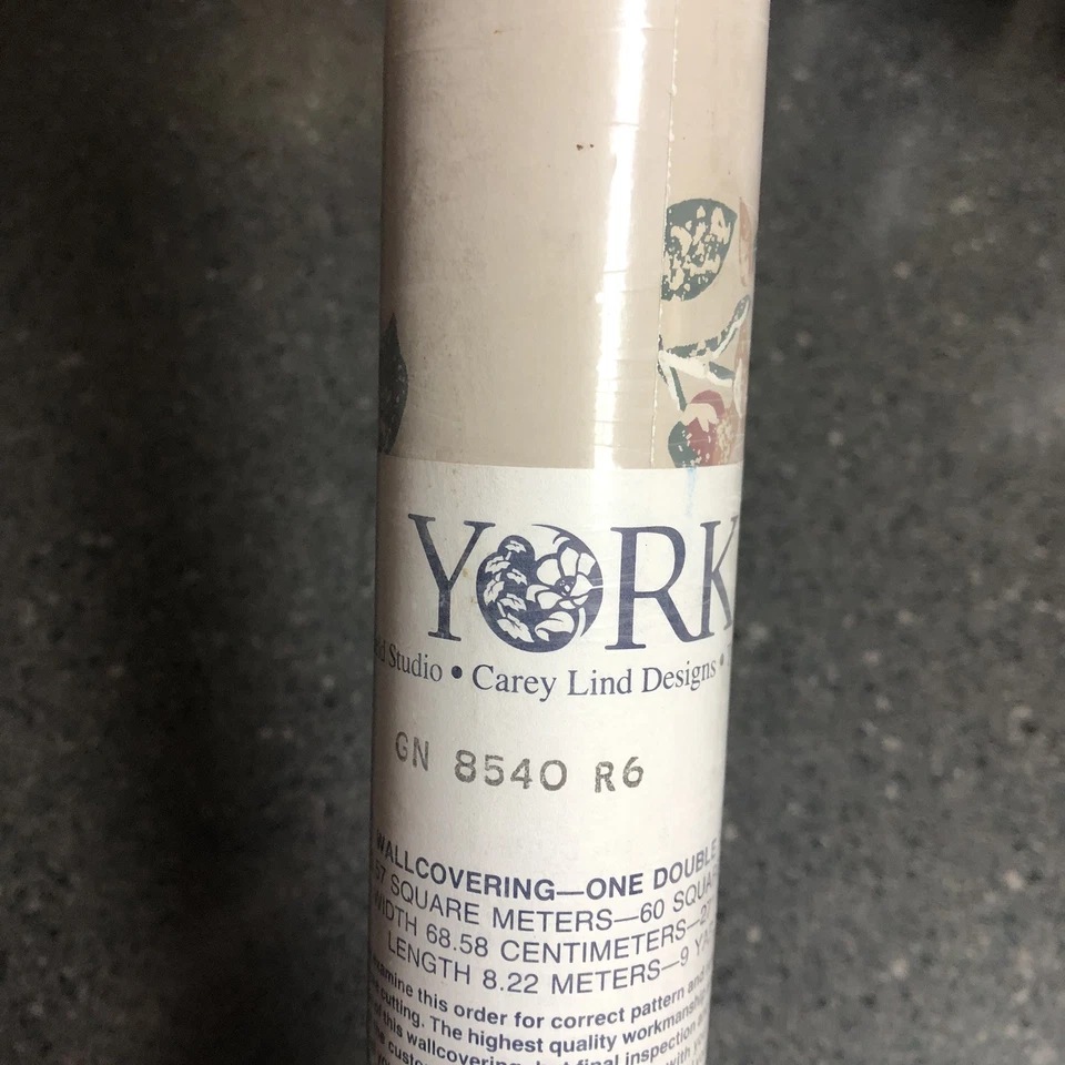 Revestimento de parede YORK GN 8540 R6 60 pés quadrados um rolo duplo bagas bronzeadas em videiras - Imagem 2 de 4