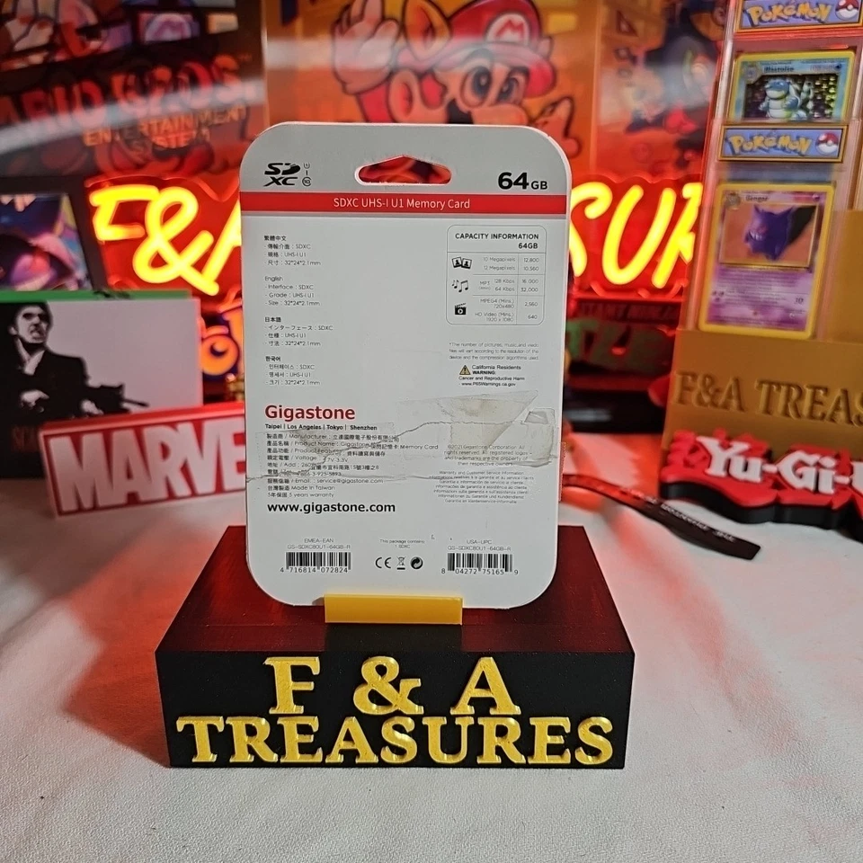 Package Damage Gigastone 64GB SDXC UHS-I Memory Card U1 Class 10 Prime Series  - Image 2 of 2