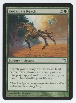 MTG Champions of Kamigawa Kodama's Reach #225/306