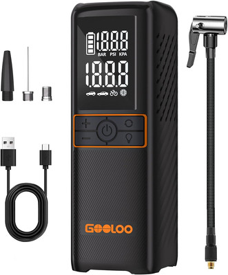 GOOLOO GT160 Tire Inflator Portable Air Compressor, 160PSI 2X Fast Portable Air