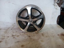 15 Honda Civic Wheel 15x6 Alloy Exposed Lug Nuts 5 Spoke Black Inlay