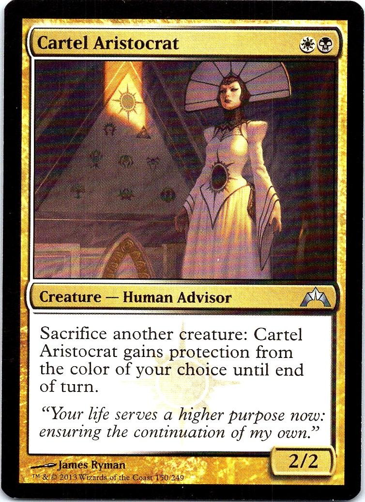 Cartel Aristocrat 150 Uncommon Gatecrash Magic: The Gathering Near Mint