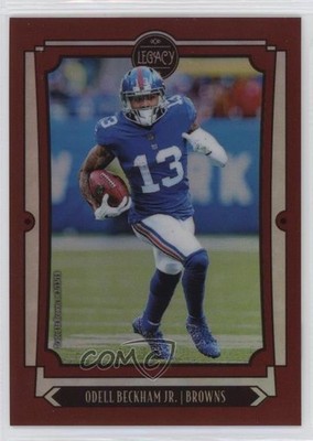2019 Panini Legacy Premium Edition Ruby Prizm 7/100 Odell Beckham Jr #75 2t9