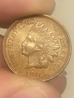 1905 Indian Head Cent Penny ~ Full Liberty ~ 4 Diamonds ~ Old Copper ~ Nice Obv.