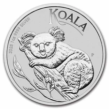 2025 Australia 1 oz Silver Koala BU