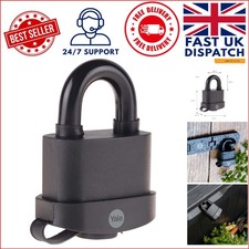 Durable 71mm Weatherproof Padlock with Protective Cover & 3 Keys for Security