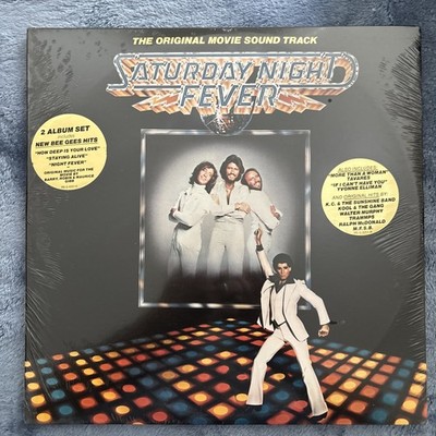 SEALED - SATURDAY NIGHT FEVER Original Soundtrack LP 2 Hype Stickers Bee Gees