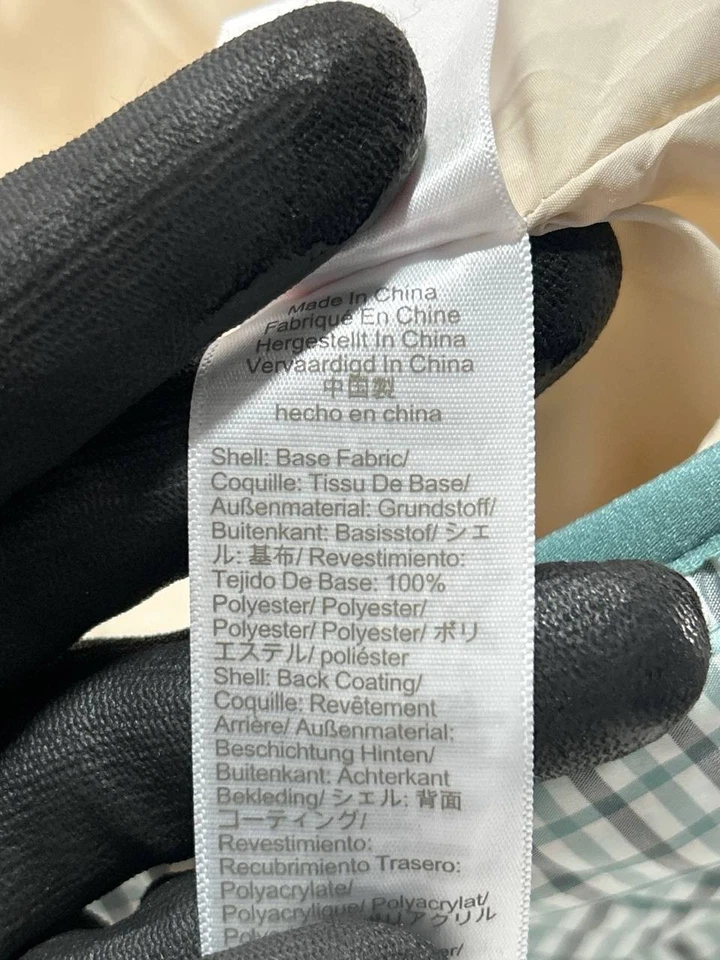 Chaleco J.Crew Mujer Xs Verde Blanco Primaloft Aislado Cremallera Completa Foto 4 de 4