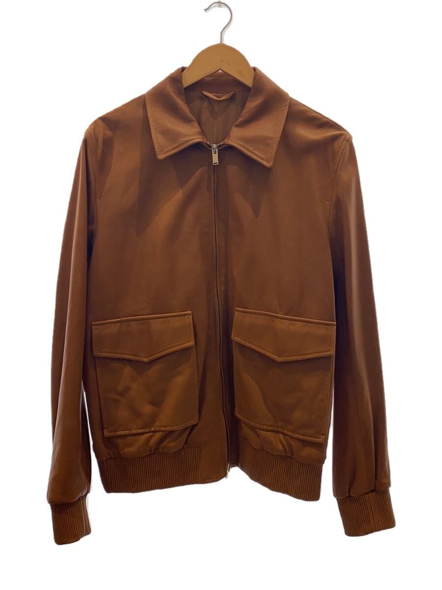 LARDINI Leather jacket/blouson/50/sheepskin/CML/EQ62051 Used