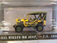 1943 WILLYS MB JEEP - U.S. ARMY     2021 GREENLIGHT BATALLION 64   1:64 DIE-CAST