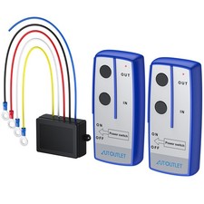 AUTOUTLET Kabelloses Winden-Fernbedienungsset 12V mit 100 Fu&szlig; Reichweite, 2