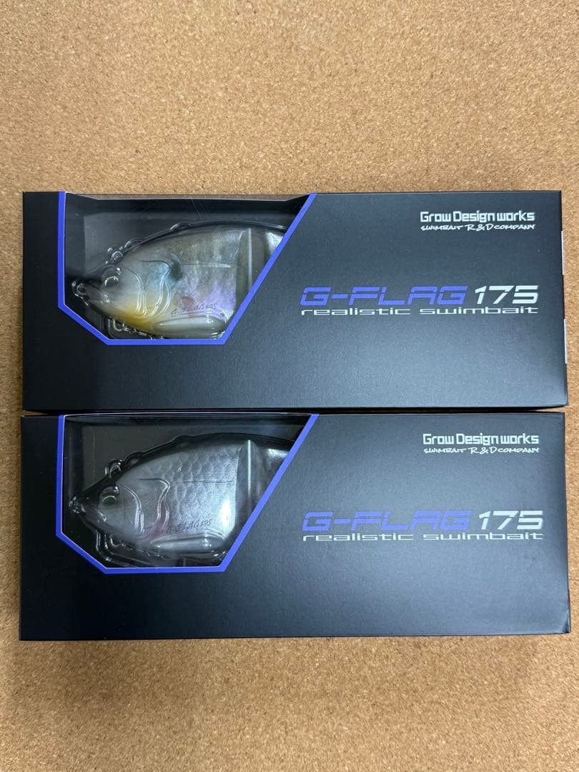 Grow Design Works G-FLAG 175 re GINBUNA 2 Pack Swimbait New Unused - Image 19