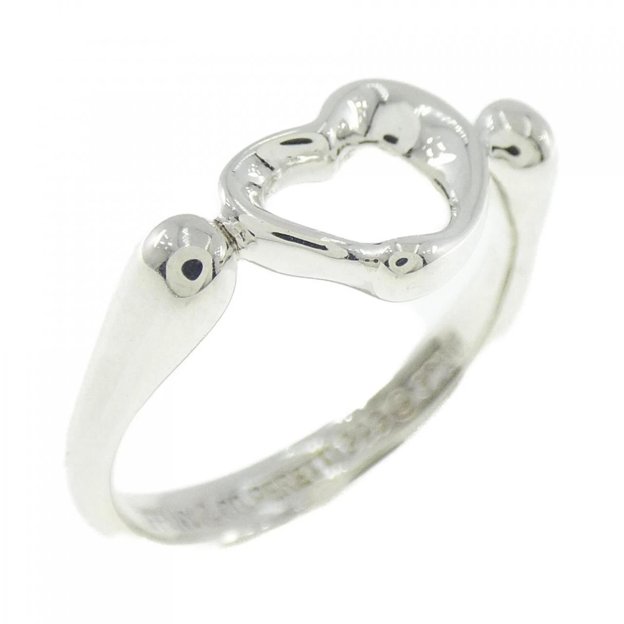 Authentic Tiffany & Co. Open Heart Ring #260 006 768 9521