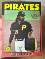 2021 Topps 35th Anniversary Josh Bell '1986 Relic Card' Patch #86R-JBE RED /25