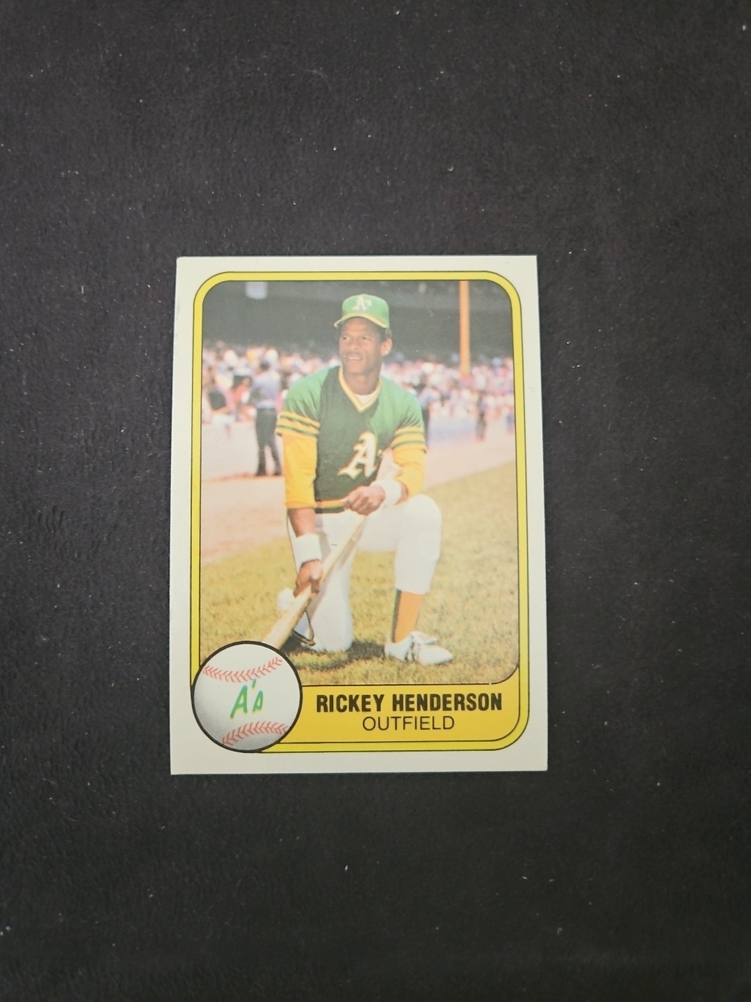 ⚾1981 Fleer #574 Rickey Henderson⚾EX⚾