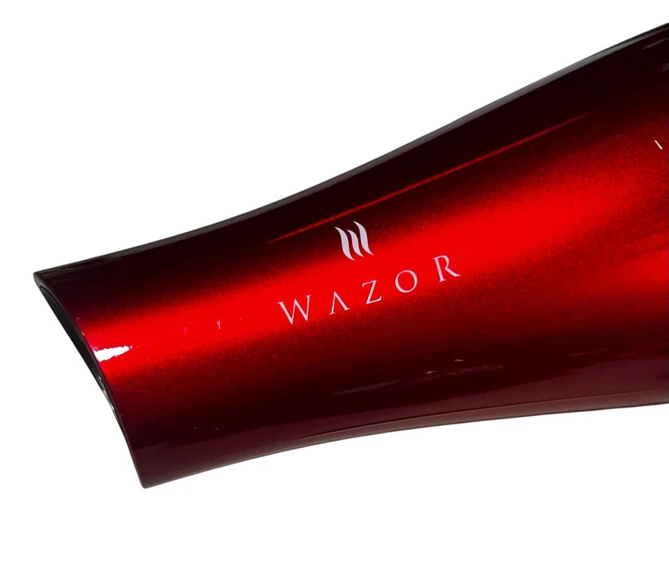 Secador de pelo iónico profesional Wazor 1875 W CA ~ 2 velocidades y 3 ajustes de calor ~ rojo Foto 2 de 4