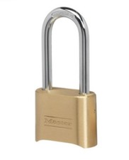 Master Lock 2In Combination Wide Resettable Brass Padlock With 2-1/4In Shackle