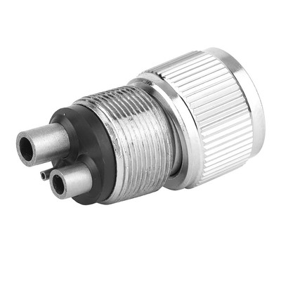 4 To 2 Hole High Speed Handpiece Tubing Adapter Changer Connector Dental Too HOT