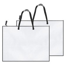 2 Pack 19X25 Inches Art Portfolio Case, Portfolio Folder for Artwork,4034