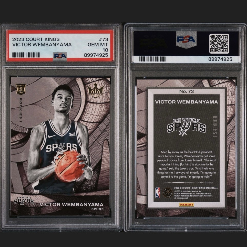 2023-24 Panini Court Kings - Rookies I  👽Victor Wembanyama👽 #73 (RC) Spurs