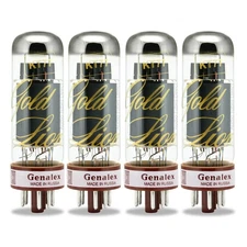 Set of 4 Genalex GOLD LION Vacuum Tubes KT77 (Parallel Import) Matched Quad KT-7