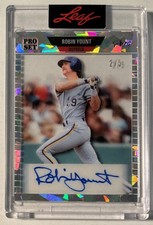 2023 Leaf Pro Set Robin Yount Auto Autograph Milwaukee Brewers 2/5 (B18)