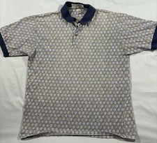 Vintage Munsingwear Grand Slam Polo Mens M USA Made Pattern Golf Shirt