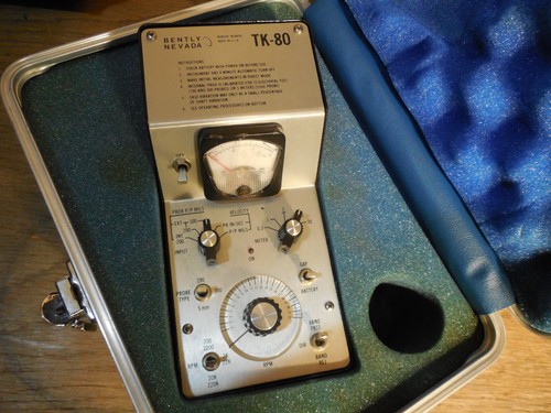 Clean Bentley Nevada TK-80 Engine Analyzer in very nice case - Guaranteed