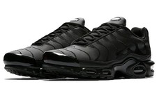 Nike Air Max Plus Triple Black Leather AJ2029-001