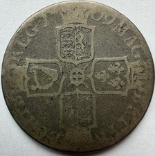 1709 Queen Anne Silver Halfcrown – Early Great Britain Coin (A15)