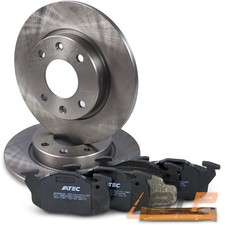 BREMSSCHEIBEN VOLL Ø247 + BREMSBELÄGE VORNE FÜR CITROEN SAXO 1.0-1.5 BJ 96-04