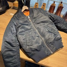 Mens USAF Military Pilot Flight Jacket Motorcycle Bomber Jackets Baseball Coat