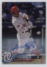 2018 Chrome Update Target Exclusive Refractor Victor Robles Rookie Auto RC 11ff