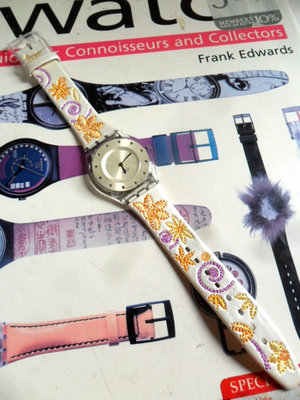 4.6 mm Thin 2007 Swatch Madre Mia Swiss Quartz Skin Floral  display picture 1