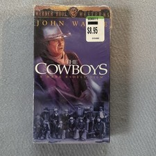 The Cowboys VHS,1972 NEW SEALED